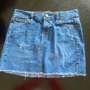 old navy denim skirt
